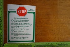 Alter Aufkleber Polizei STOP