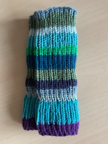 Pulswärmer armstulpen blau - armstulpen,
