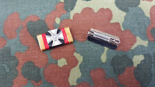 Bundeswehr Veteranenabzeichen Bandspange Bandschnalle Ordensspange + Halter