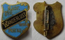 emailliertes Abzeichen Radfahrer Verein Wanderlust Pratau 1898 (163262)