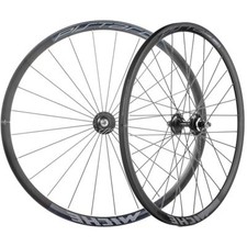 Bahnrad Laufradsatz Miche Pistard Track Clincher Single Speed schwarz Aluminium