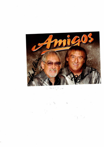 Amigos autogrammkarte - amigos,