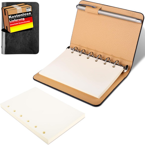 Mini notizbuch leder mit - mini,