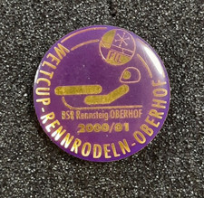 A461: Abzeichen/Pin vom Rennrodel Weltcup 2000/01 in Oberhof