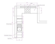 Küche Komplettset für Selbstabholer, Hochglanz Weiß