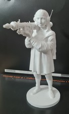 Mona Lisa Bazooka Figur  Kunst