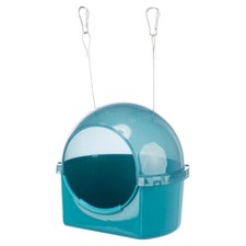 Trixie Badehaus für Kanarien / Wellensittiche 20x20x17,5cm blau - Vogelbad