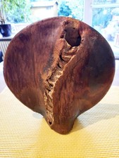 Mid Century Brutalist Vintage Keramik Vase, Studio line BRAUNTÖNE  70iger Jahre