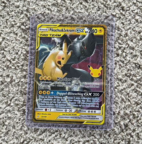 Pokémon tcg pikachu zekrom - tcg,