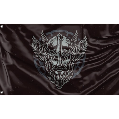 Nordische wikingerflagge - nordische,