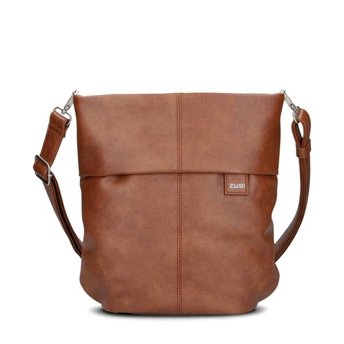 Tasche zwei cognac