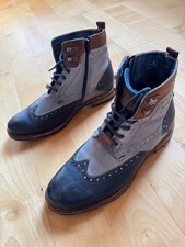 Dreifarbige Bugatti Herren Luxus Stiefeletten Größe 41 sehr guter Zustand