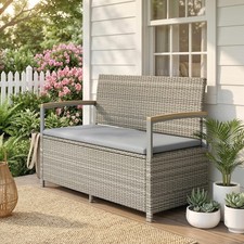 Outsunny Gartenbank Polyrattan