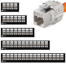 Cat7 Cat 7 Patchpanel Desktop Aufputz Panel Verteiler Profi Patchfeld LAN RJ45