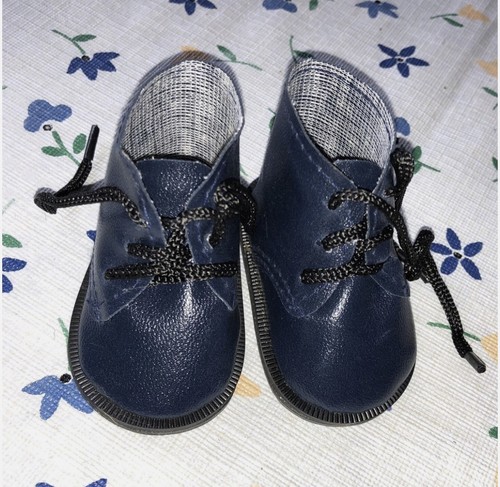 Puppenschuh dunkelblau für - dunkelblau,