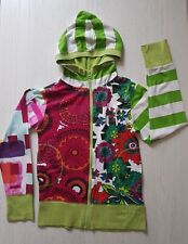 DESIGUAL tolle MÄDCHEN Sweat JACKE  11/12 134/140/146 RV bunt KAPUZE langarm GUT