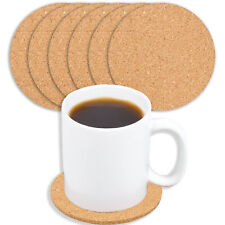 6-24 Kork Untersetzer Bierdeckel Tasse Korkuntersetzer Glas Flasche Rund 10 cm 