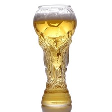 Fußball Trophäe Bier Glas