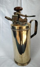 Seltene alte Pflanzenspritze aus Messing, schöne Deko