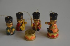 Erzgebirge Christbaumschmuck / Musiker / Soldaten Kapelle / unvollständig