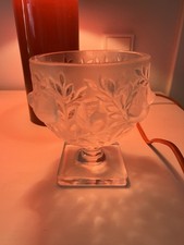 Lalique Vase mit Vogelmotiv