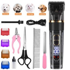 Hunde Schermaschine Hund für Dickes Haar Tierhaarschneidemaschine kabellos leise