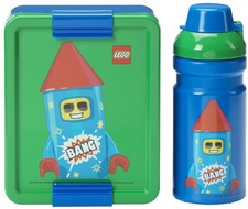 Lego trinkflasche brotdose - lego, +