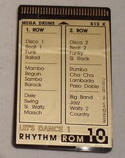 Wersi Memory Card ROM 10