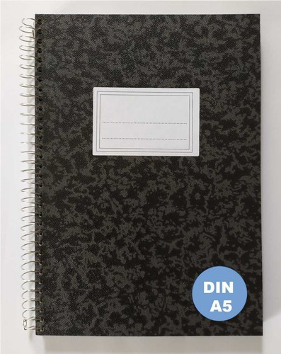 Din spiralblock liniert - din,