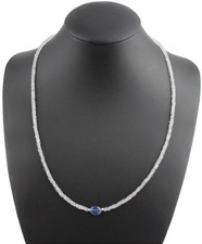 Regenbogen Mondstein Kette mit