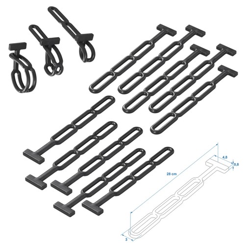 10x gummispannring spanngummi - gummispannring,
