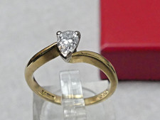 Solitär Ring 750 Gold