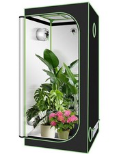 Growbox Komplettset mit Aktivkohlefilter Prima Klima + Mars Hydro LED E3000…