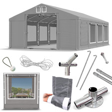 Zeltlagerhalle 6x8 Moskitonetz