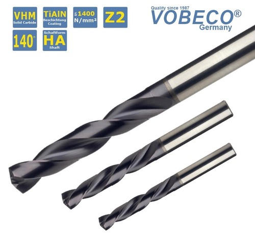 Vhm spiralbohrer tialn - vhm,