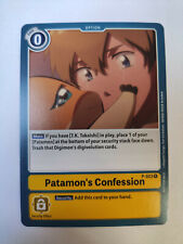 Patamon's Confession P-023 Digimon Card Game Promo