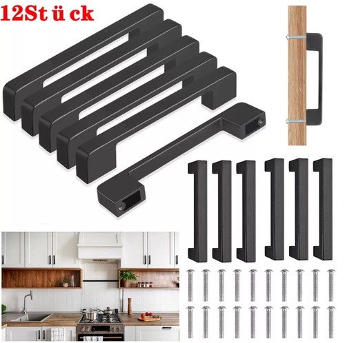 12stück schwarz möbelgriff - 12stück,