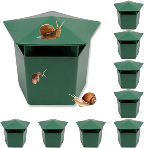 Schneckenfalle garten 8er set - schneckenfalle,