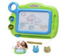 Magnetische Maltafel Zaubertafel für Kinder, Reisegröße Zeichentafel mit 2 Form 