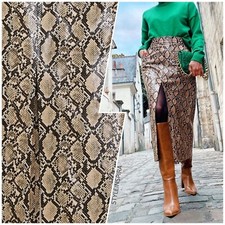 ZARA ROCK MIDIROCK LEDERROCK