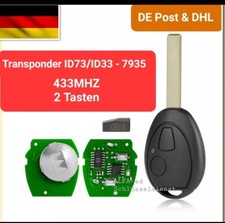  Fernbedienung Funkschlüssel  Für MINI COOPER R50 R53 ONE CABRIO BMW  433Mhz 
