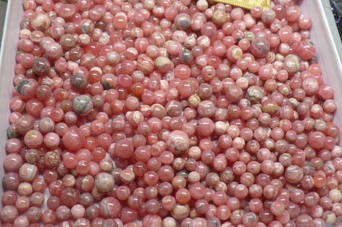 Rhodochrosit kugeln 4 bis - rhodochrosit,