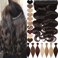 Ein-Tressen Clip In Remy