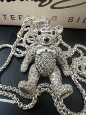 Massive Thomas Sabo Kette & großer Sabo Pave Teddy Bär ? Rarität Neu