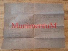 Bauplan Bauzeichnung Wohnhaus nebst Stallung Telefonaufseher Gütschow in GIELOW