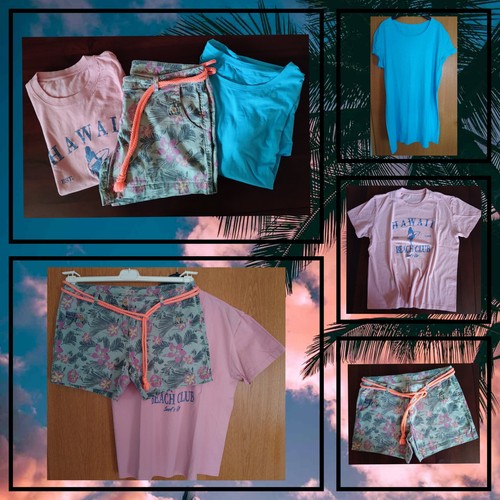 Damen outfit urlaubs - urlaubs, set