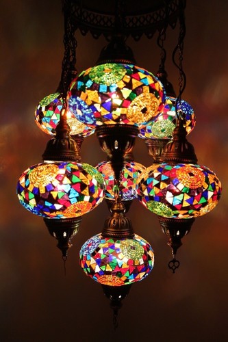 Mosaik hängelampe deckenlampe - mosaik,