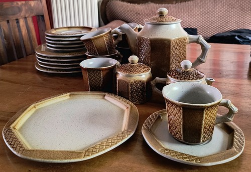 Kaffeeservice aus steinzeug 6 - steinzeug,,