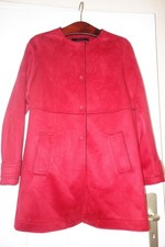 Zara Kurzmantel Kunstwildleder