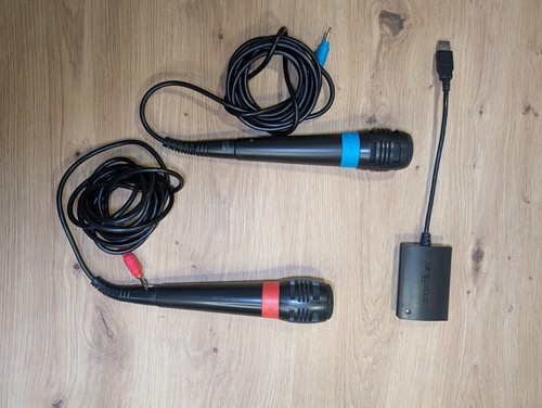 Singstar mikrofone blau rot - singstar,